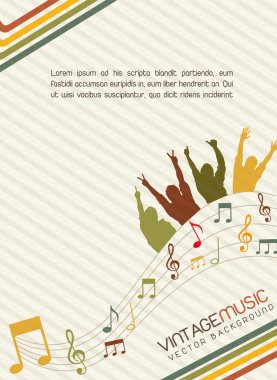 vintage music clipart