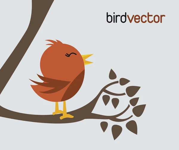 Vetor de pássaro — Vetor de Stock
