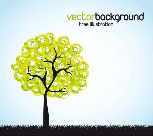 Trädvektor — Stock vektor
