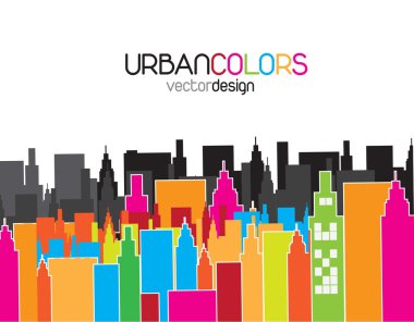 Urban colors clipart