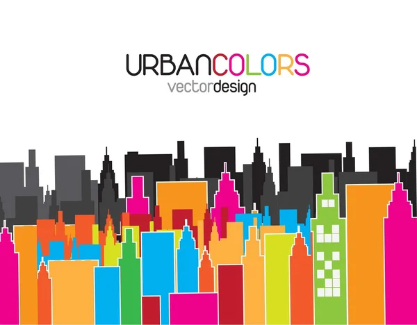 Colores urbanos — Vector de stock