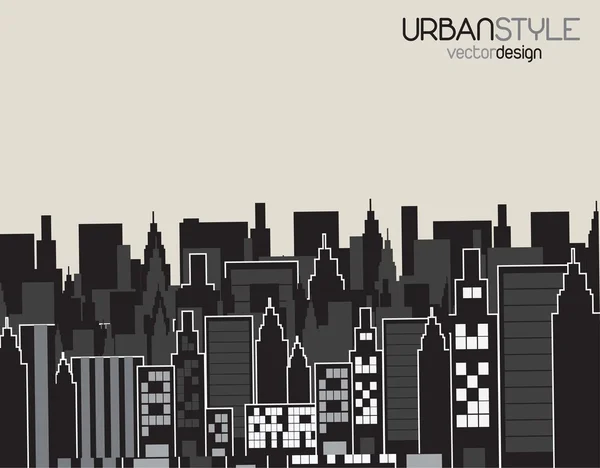 Urbano — Vetor de Stock