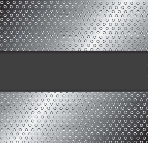 Chrome et noir Lignes — Image vectorielle