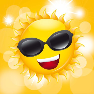 sun vector clipart