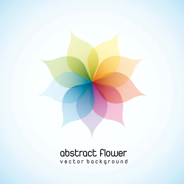 Abstrakt blomma — Stock vektor