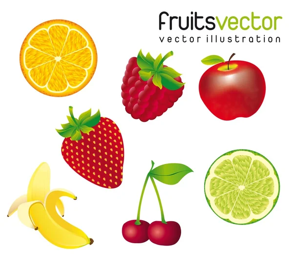 Gyümölcsök — Stock Vector