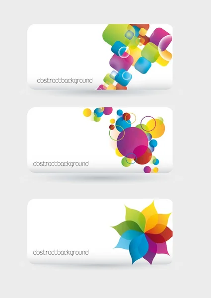 Blank banners — Stock Vector