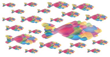 Many fish clipart