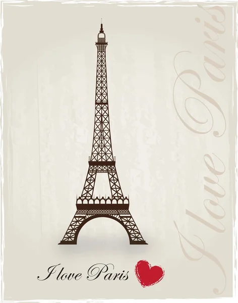 Amour Paris — Image vectorielle