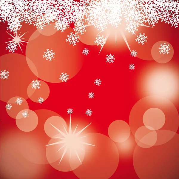 Red christmas background — Stock Vector