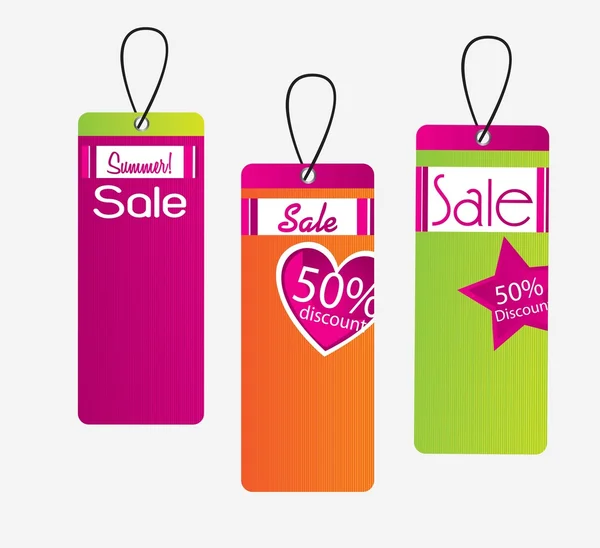 Tags sale — Stock Vector