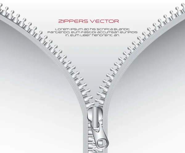 Zipper — Stock Vector