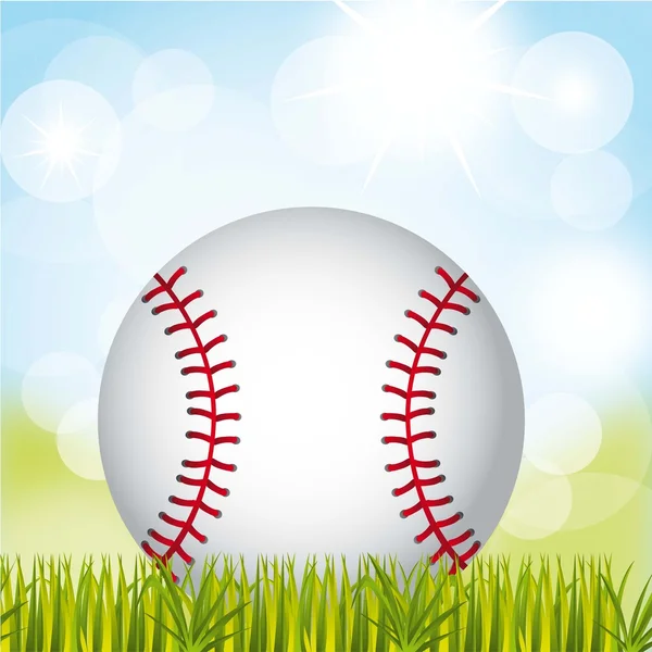 Baseball ball — Stock Vector
