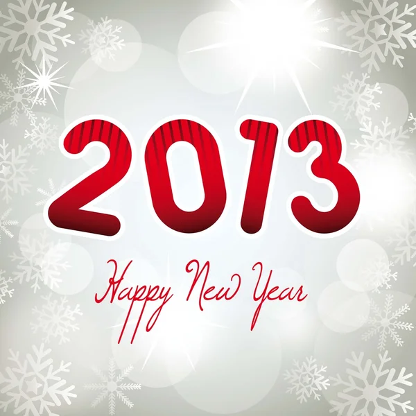 2013 新的一年 — 图库矢量图片
