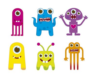 monsters clipart