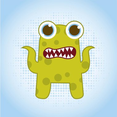 green monster clipart