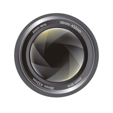 camera lens clipart