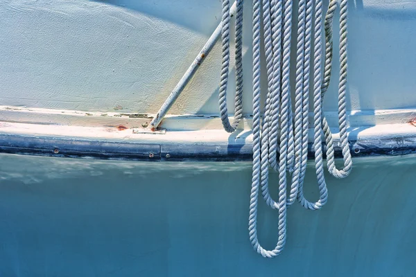 Веревка для парусного спорта — стоковое фото