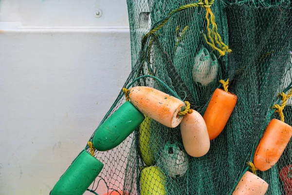 Fishing Net and Buoys — Stock Photo, Image