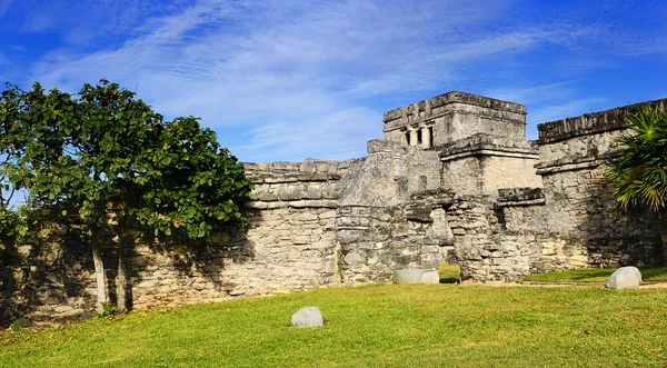 Руины Тулума в Мексике — стоковое фото