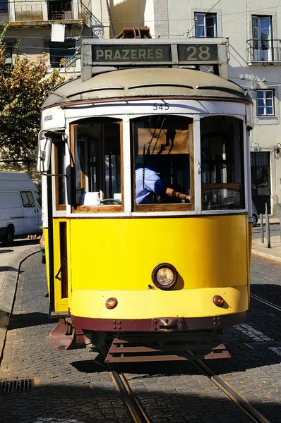 Tramwaje w Lizbonie — Zdjęcie stockowe