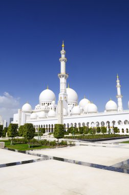 Abu Dhabi Sheikh Zayed White Mosque clipart