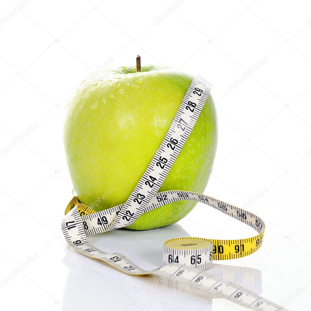 Fitness green apple