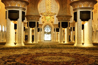 Hiekh Zayed Mosque, Abu Dhabi clipart