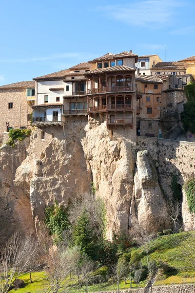 Las casas colgadas w cuenca, Hiszpania — Zdjęcie stockowe