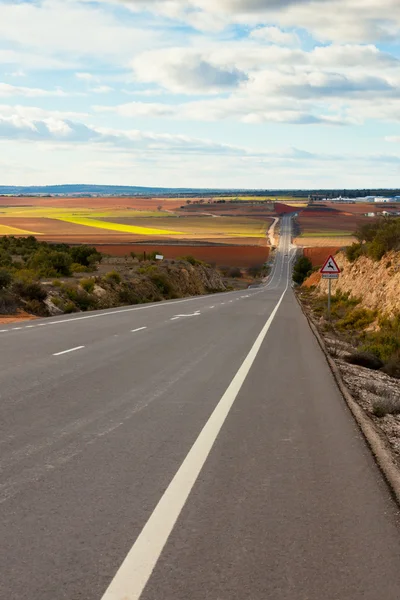 Empty rural road — Stock Photo, Image