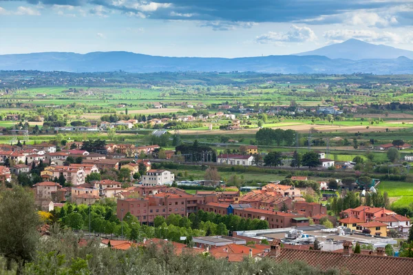 Итальянский ландшафт провинции Умбрия — стоковое фото
