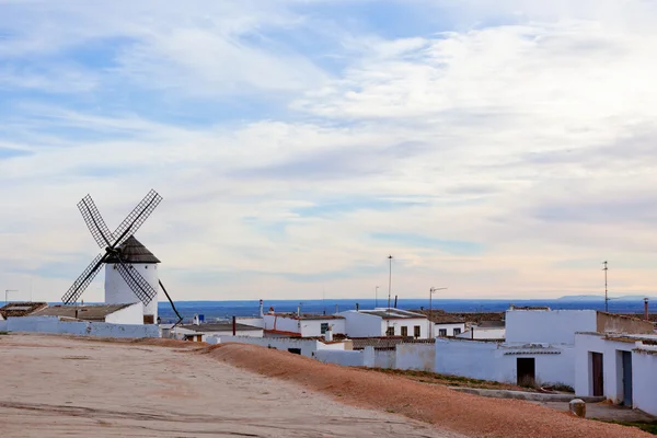 Campo de criptana weergave, castilla-la Mancha met een provincie, Spanje — Stockfoto