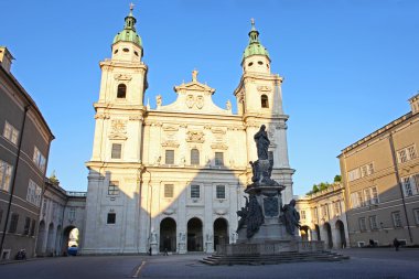 Salzburg Baroque Dom Cathedral in Austria clipart