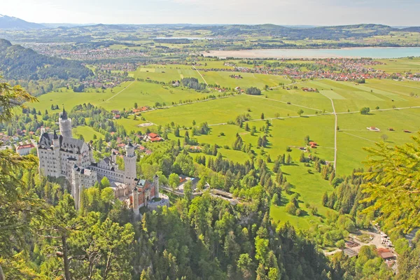 Slot Neuschwanstein in Beieren, Duitsland — Stockfoto