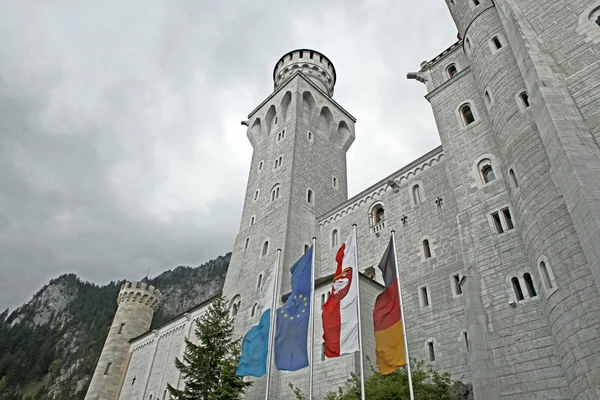 Zamek Neuschwanstein w Bawarii, Niemcy — Zdjęcie stockowe