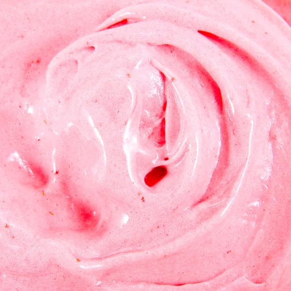 Aardbei roze ijs — Stockfoto