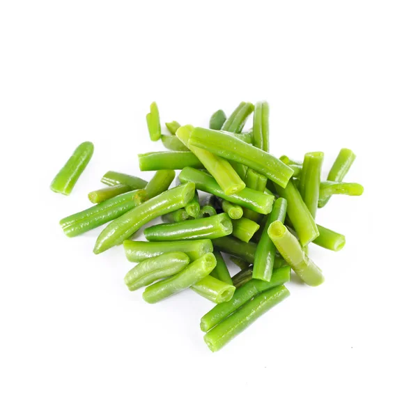 Gefrorenes Gemüse zum Kochen von grünen Bohnen — Stockfoto