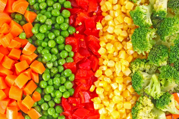Hintergrund gemischtes Gemüse — Stockfoto