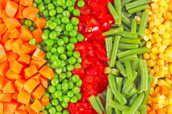 混合野菜の背景 — ストック写真