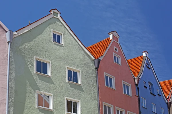 stock image Beautiful colorful houses in Fussen, Bavaria, Germany