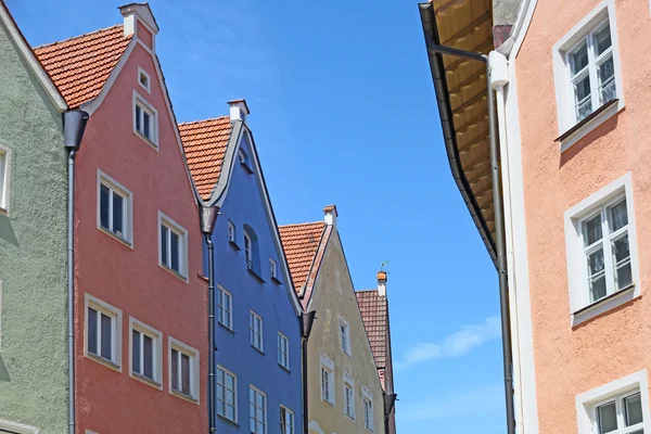 stock image Beautiful colorful houses in Fussen, Bavaria, Germany