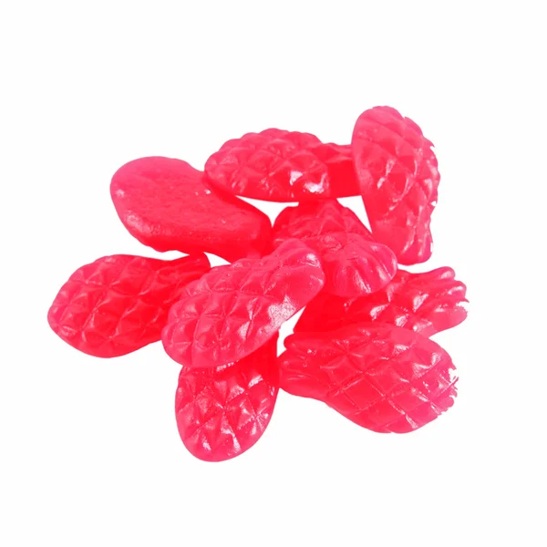 Fruit candies - gummy, isolated — Stock Photo, Image