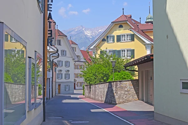 Gebouwen in Zwitserland. howk stad, Europa — Stockfoto