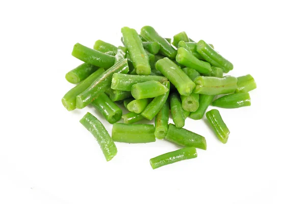 Bevroren groente voor het koken van groene bonen — Stockfoto