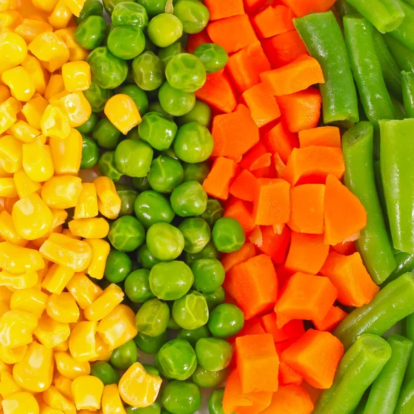 혼합된 야채 배경 — 스톡 사진