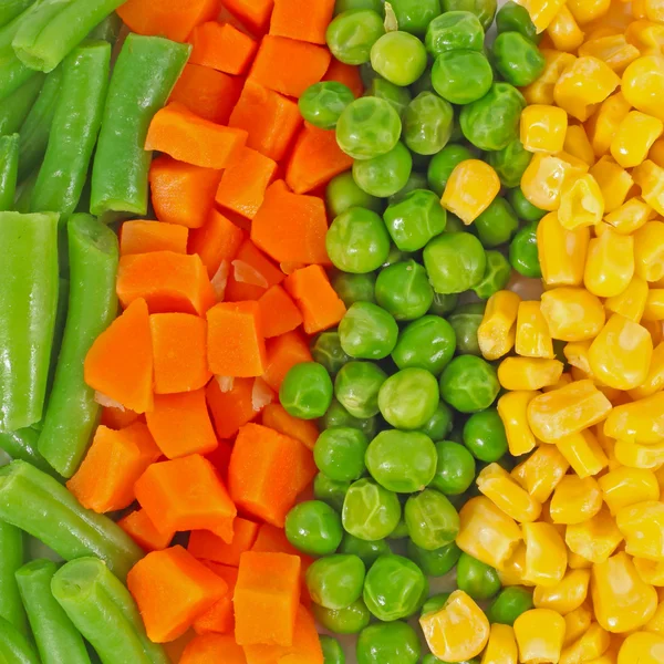 Hintergrund gemischtes Gemüse — Stockfoto