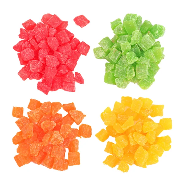 Фруктовые конфеты разноцветные — стоковое фото