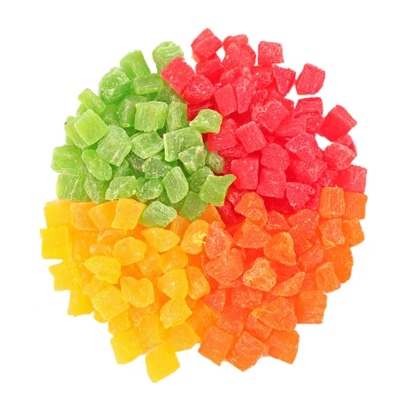 Frutas doces multi-coloridos todos os tipos — Fotografia de Stock
