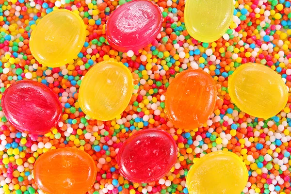 Барвисті цукерки фону — стокове фото