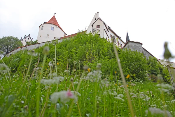 Castelo em Fussen. Baviera, Alpes, Alemanha, Europa — Fotografia de Stock